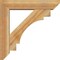 Ekena Millwork Merced Slat Rough Sawn Bracket w/ Offset Brace, Western Red Cedar, 6"W x 26"D x 26"H BKT0604X26X26MRC06RWR - alternate 2